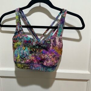 LULULEMON Electric Jungle Energy Sports Bra